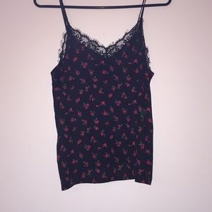 Lace flower camisole